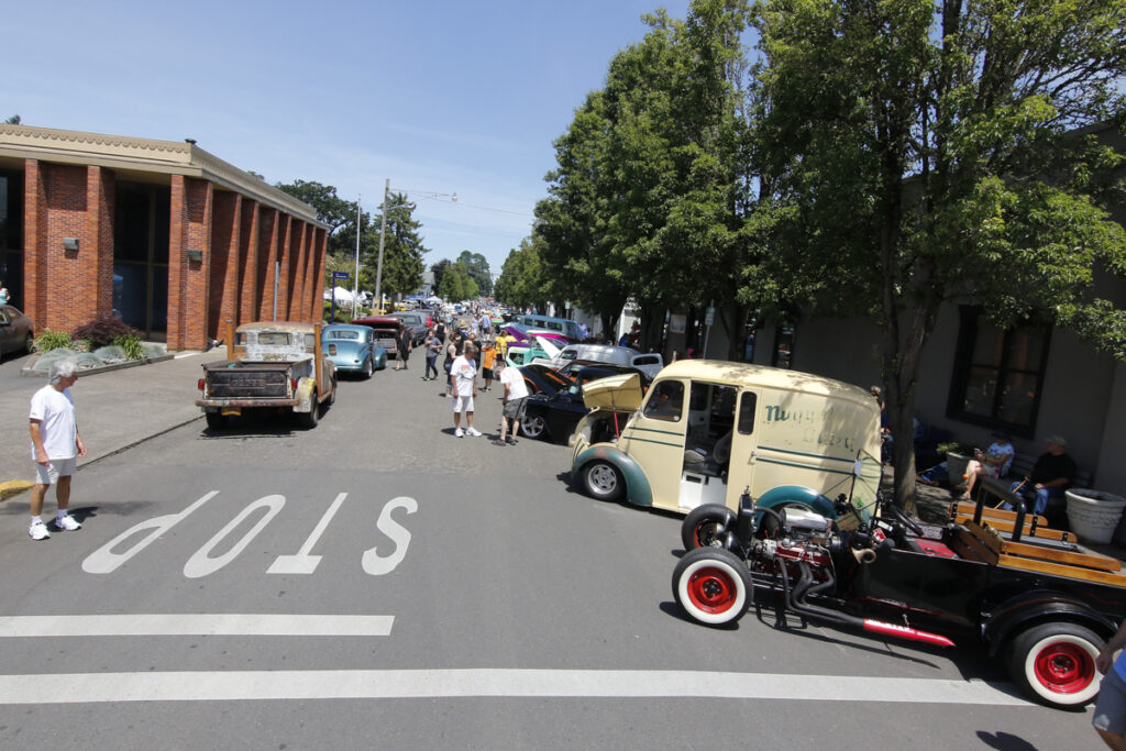 Hundreds of classic cars filled the streets of Downtown Junction City during the Show & Shine in Junction City, Oregon, June 4, 2016.