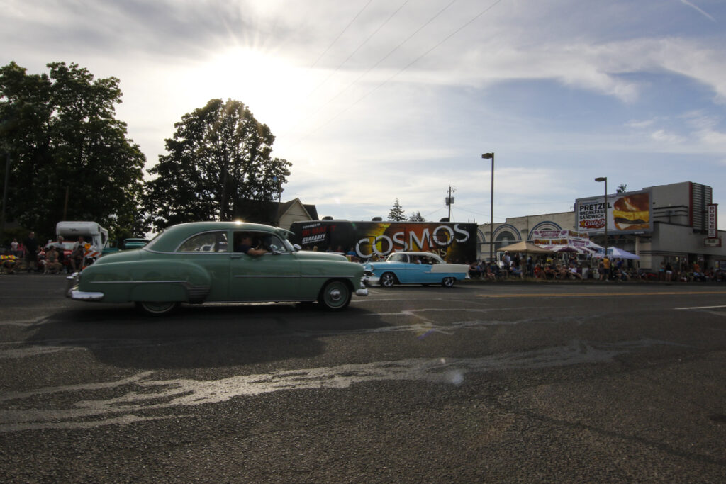 Hundreds of classic cars filled the streets in Junction City, Oregon. for the Function 4 Junction Cruise in, June 4, 2016.